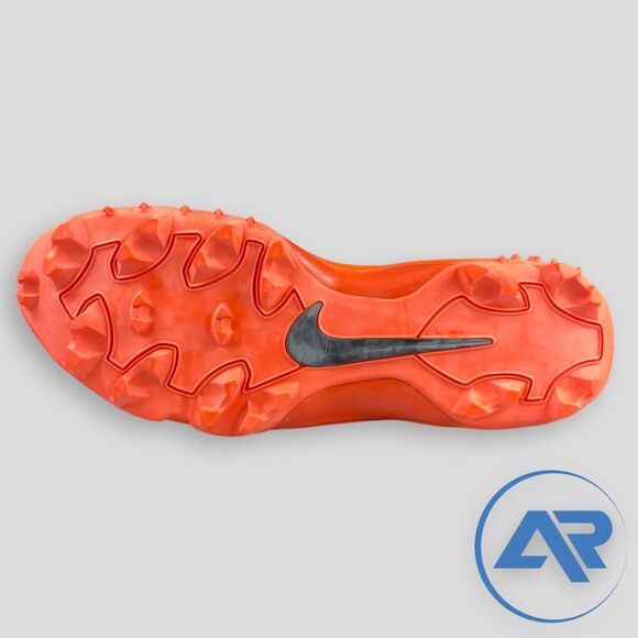 Nike Force Savage Pro 2 Shark White Orange Football Cleats BV5448-100